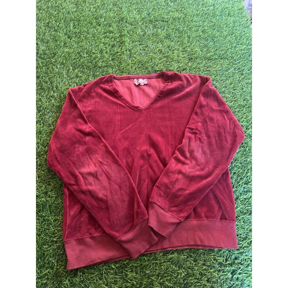 Vintage Revere Sportswear Pullover Knit Sweater 100% Wool 60s Red Mens Large
